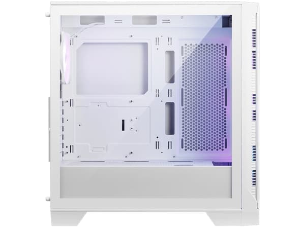MSI MAG FORGE 320R AIRFLOW - Mid tower - ATX - sidepanel med vindu (herdet glass) - ingen strømforsyning (ATX) - hvit - USB/lyd