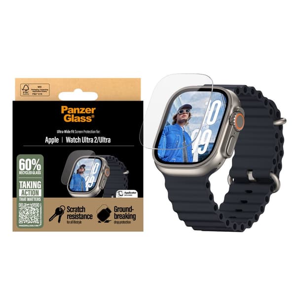 PanzerGlass - Screen Protection - Apple Watch - Ultra 3 - Ultra-Wide Fit