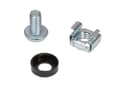 Pikkukuva 2 / 2: 19" hylly, etukiinnitys, asennussyvyys 300 mm, 2 kpl, puhtaanvalkoinen (RAL9010), Good Connections (GC-N0162)