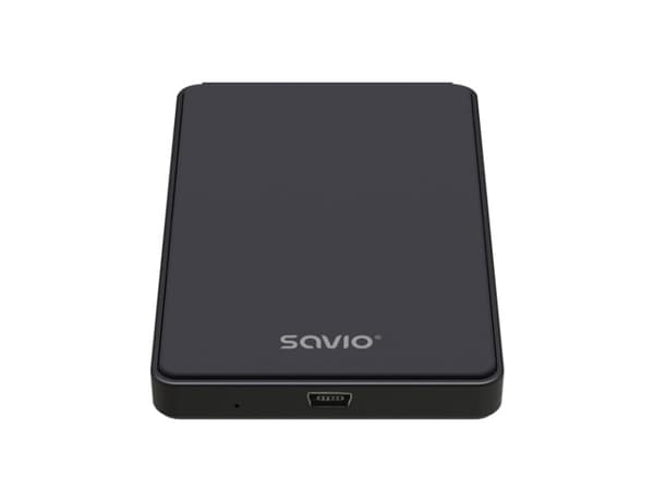 Savio SAVAK-73, HDD- / SSD kabinett, 2.5", USB-anslutning, Svart
