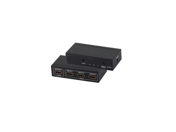 shiverpeaks SP05-02003, HDMI, Metall, Sort, 1080p, 2160p, 10,2 Gbit/sek., 5 V
