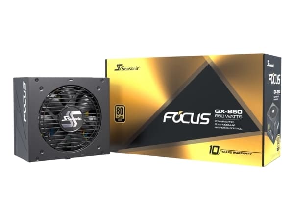 Seasonic virtalähde 850W Focus-GX-850 ATX3 Modular Gold (FOCUS-GX-850-V4)