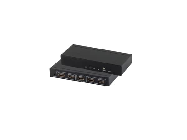 SHIVERPEAKS SHVP 05-03004 - HDMI splitter, HDMI hun til 4x HDMI hun, 4K2K, 3D (SP05-03004)