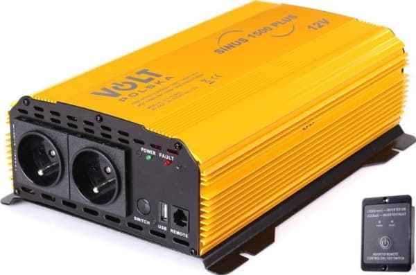 Volt omformer VOLT CONVERTER POLSKA SINUS PLUS 1500 12V / 230V 1000/1500W