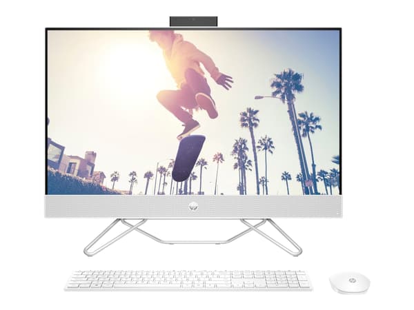 HP 24-cb1103ng - Allt-i-ett Core i3 1215U / upp till 4.4 GHz - RAM 8 GB - SSD 256 GB - NVMe - UHD Graphics - Gigabit Ethernet - FreeDOS - skärm: LED