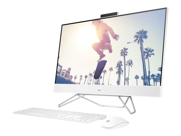 HP 24-cb1103ng - Allt-i-ett Core i3 1215U / upp till 4.4 GHz - RAM 8 GB - SSD 256 GB - NVMe - UHD Graphics - Gigabit Ethernet - FreeDOS - skärm: LED