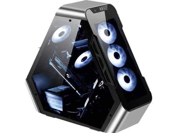 Jonsbo TR03-G Showcase, Tempered Glass - silver