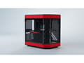 Miniatyrbild 1 av 2: Hyte Y60 Midi Tower, Tempered Glass - black/red