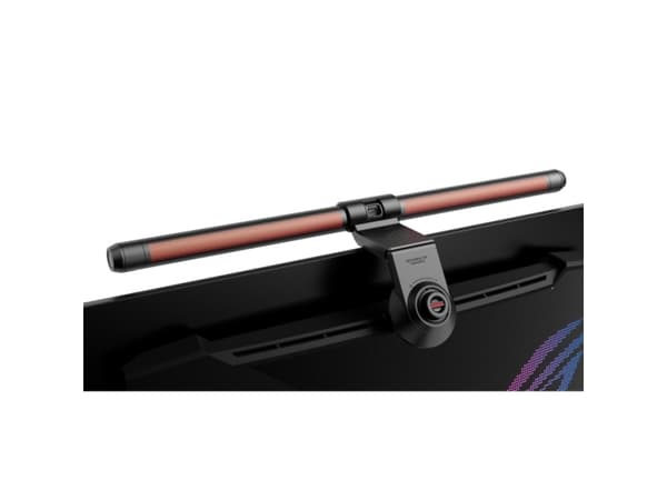 ASUS ROG Monitor Aura - Ljuslist - LED - klämmonterbar - 5 W - klass G - RGB/varmt vitt/kallt vitt ljus - 2700-6500 K