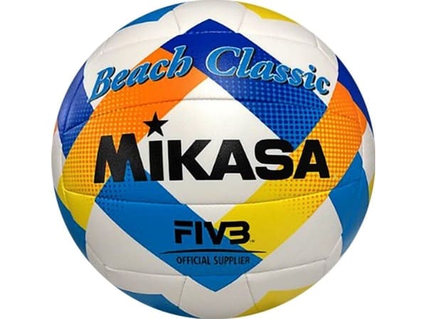 Mikasa Beachvolleyball Mikasa Beach Classic hvit-blå-gul BV543C-VXA-Y 5