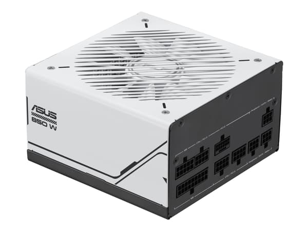 ASUS PRIME - Nätaggregat (intern) - ATX12V 3.0/ EPS12V - 80 PLUS Gold - AC 100-240 V - 850 Watt - aktive PFC - svart, vit