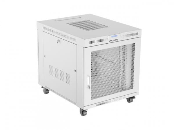 19" 15U 800X1000 GRÅ LCD PERFORERAD DÖRR LANBERG INSTALLATIONSRACK (FLAT PACK)