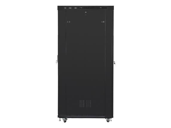 Lanberg FF01-6242-12BL, Frittstående hylle, 42U, 1200 kg, Rack skinner, 134 kg, Sort