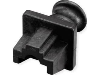 TRITON VALUE RJ45-sulkupistoke, porttilukko, 10 kpl, musta