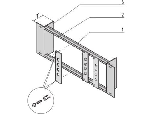 nVent SCHROFF 20118630 19 tommer netværk-patchpanel Flerfarvet 1 stk