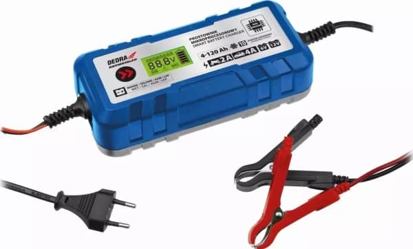 Dedra mikroprosessor likeretter 4A LCD, 6/12V 4-120Ah LFP