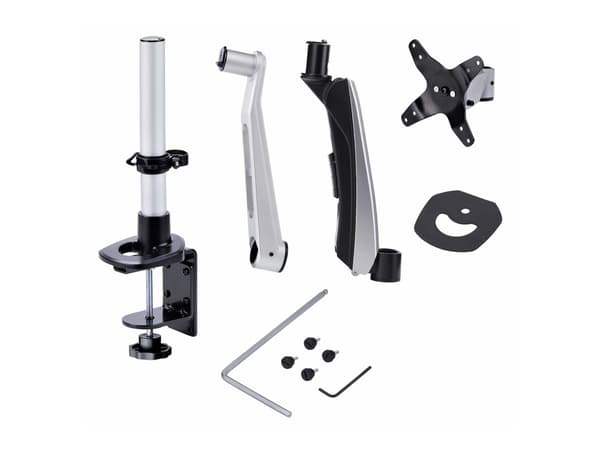 StarTech.com Monitor Desk Mount, VESA 75x75/100x100, 27/30-inch Screens - Monteringssats (vridbar arm) - justerbar arm - för LCD-display - aluminium,