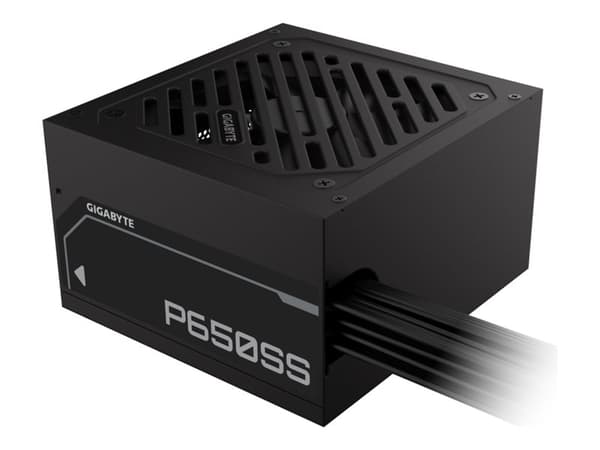 Gigabyte P650SS - Strømforsyning (intern) - ATX12V 3.0/ EPS12V - 80 PLUS Silver - AC 155-240 V - 650 watt - aktiv PFC Hvit