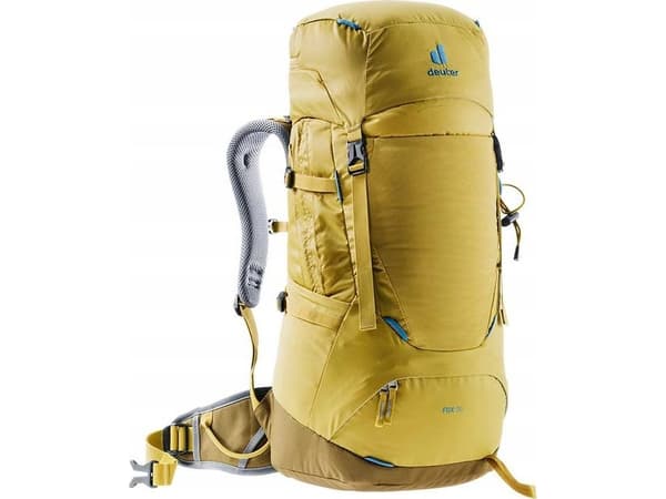Deuter FOX, Yläreuna, Patikointi, Keltainen, Polyamidi, 600 D, Etutasku, Sivutasku, Ylätasku