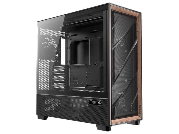 Antec Flux Pro - FT - utvidet ATX (E-ATX) - sidepanel med vindu (herdet glass) - ingen strømforsyning - USB/lyd