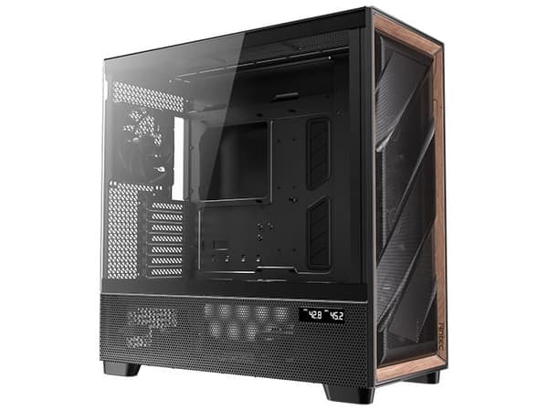 Antec Flux Pro - FT - utvidet ATX (E-ATX) - sidepanel med vindu (herdet glass) - ingen strømforsyning - USB/lyd