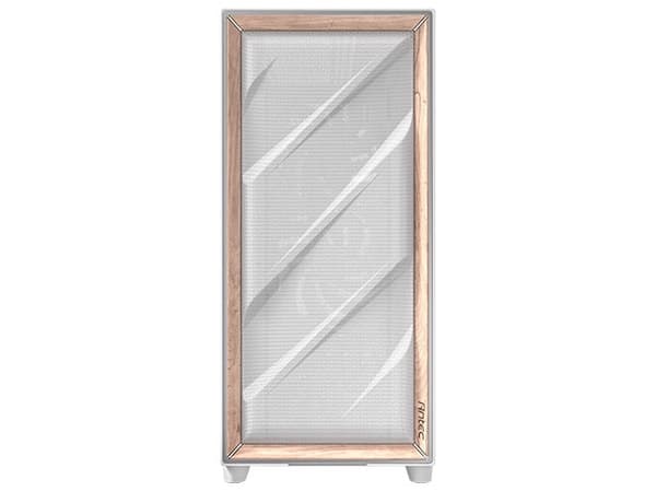 Antec FLUX PRO White EUV, Full Tower, PC, Valkoinen, Puu, ATX, EATX, ITX, micro ATX, Lasi, Muovi, Teräs, Karkaistua lasia, Puu, Pelaaminen