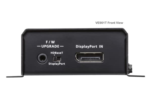 ATEN DisplayPort HDBaseT-Lite-sändare (4K vid 40 m; 1080p vid 70 m), 4096 x 2160 pixlar, Sändare för AV-utrustning, 70 m, Kabel, Svart, HDCP