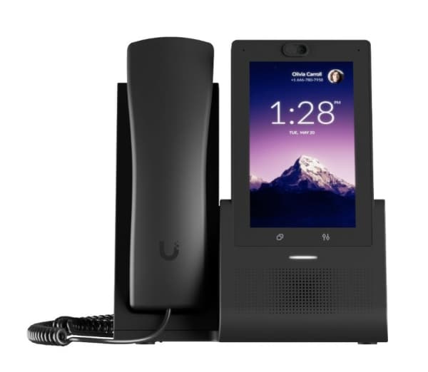 Ubiquiti UniFi Touch - Unlocked tilaus - VoIP-telefon - IEEE 802.11a/b/g/n/ac (Wi-Fi) - SIP, SDP, RTP, RTCP, RTCP - multilinje - lajittelu - lajittel