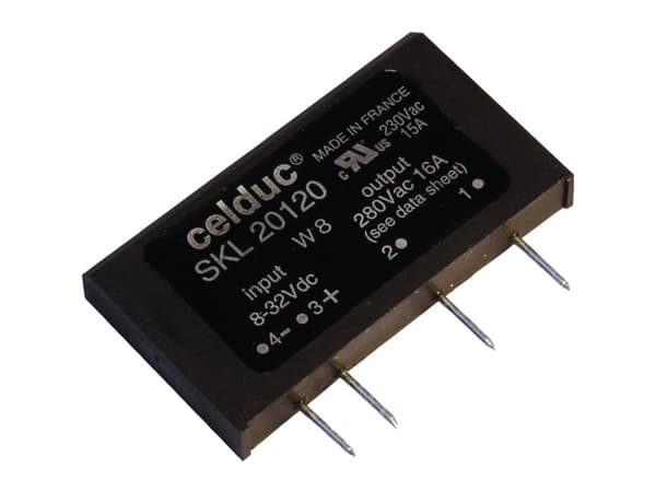 Celduc Halvlederrelæ SKL20240 22 A Koblingsspænding (max.): 600 V/AC 1 stk