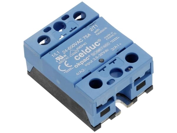 Celduc Halvlederrelæ SO965030-HE 60 A Koblingsspænding (max.): 600 V/AC 1 stk