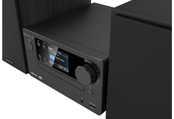 Kenwood Electronics M-725DAB-B, Hemmaljud mikrosystem, Svart, 50 W, 2-vägs, 75 dB, 10%