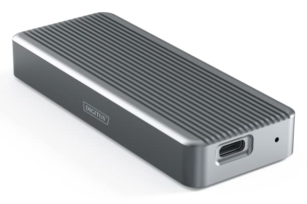 DIGITUS - Förvaringslåda - 20 Gbps, extern, aluminium - M.2 - M.2 NVMe Card - USB-C 3.2 (Gen 2) - pantone 430C