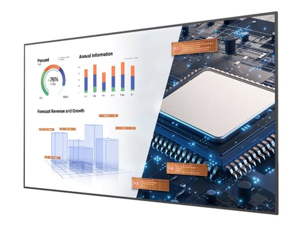 BenQ ST8602S - 86" Diagonalklasse Smart Signage Series LED-bakgrunnsbelyst LCD-skjerm - intelligent skilting - 4K UHD (2160p) 3840 x 2160 - Direct LE Sort