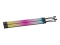 Miniatyrbilde 1 av 5: CORSAIR PSU Cable Strips - Belysningssett - ARGB