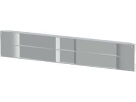 SCHROFF Rackpaneel - Vorderseite - RAL 7035, Stone Grey - 2U - 48,3 cm (19")