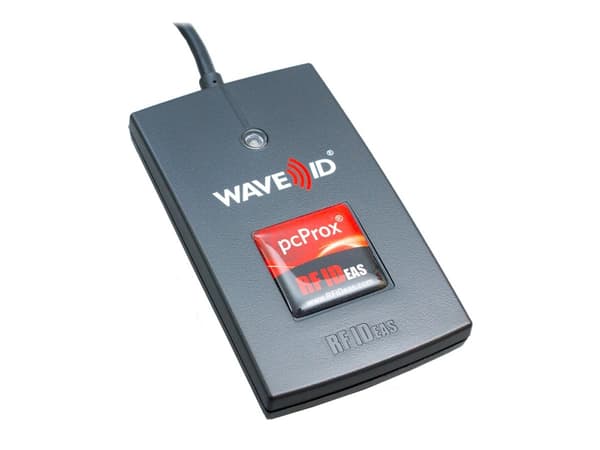 rf IDEAS WAVE ID Solo Keystroke CSN Black Reader - RFID-läsare - USB - svart