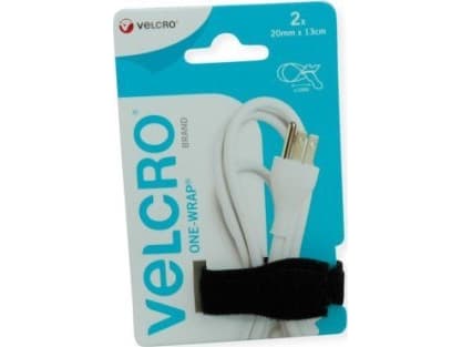 TRITON Återanvändbara VELCRO ONE-WRAP remsor i snackstorlek, sortera