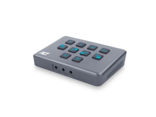 ACT Dual HDMI input USB-C Video Switcher for capturing and live streaming (AC7610)
