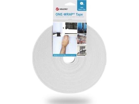 Velcro Taśma VELCRO One Wrap 16 mm, biała, 25 m