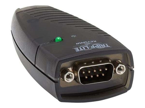 Eaton Tripp Lite Series Keyspan High Speed USB to Serial Adapter - Seriell adapter - USB - RS-232 - svart