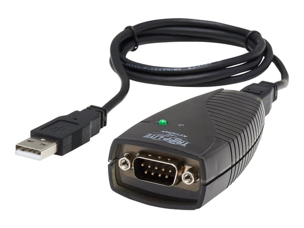 Eaton Tripp Lite Series Keyspan High Speed USB to Serial Adapter - Seriell adapter - USB - RS-232 - svart