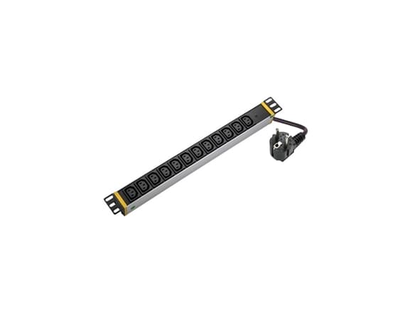 OEM 19&quot; PDU Panel 12-porter(C13) EU-plugg PDU12C13ASP