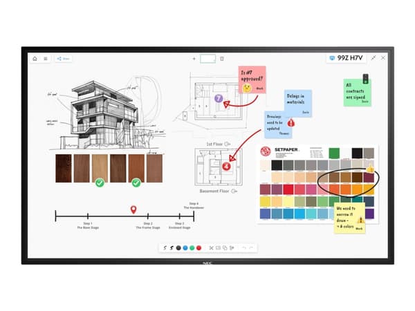 NEC MultiSync M861 IGB, Digitaalinen litteä infotaulu, 2,18 m (86"), LCD, 3840 x 2160 pikseliä, 24/7 musta