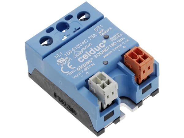 Celduc Halvlederrelæ SOD865180 50 A Koblingsspænding (max.): 510 V/AC 1 stk