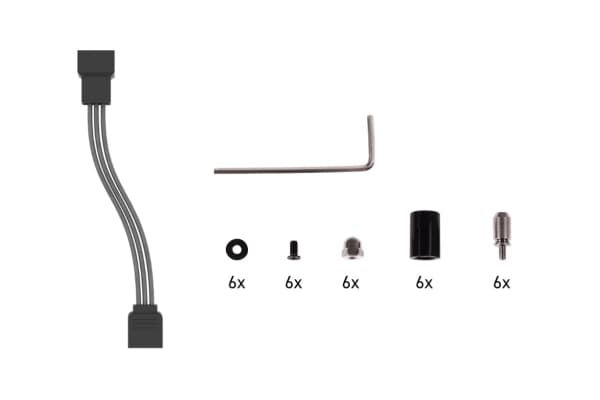 Alphacool 15488, Pump och behållare, Akryl, Gjuten aluminium, Keramiska, Syntetisk, Svart, Transparent, 1/4", 60 ° C, 0,8 Bar