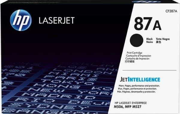 HP 87A svart original LaserJet-tonerkassett, 8550 sidor, Svart, 1 styck