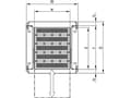 Miniatyrbild 3 av 4: nVent SCHROFF 21130355 Hylla för utrustning (B x H x D) 400 x 677 x 477 mm 1 del
