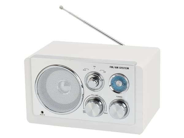 DENVER TR-63 - Radio - valkoinen