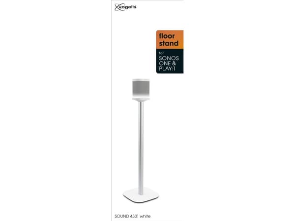 Vogels Vogel's 8153021, Gulv, Hvid, Sonos PLAY:1, Sonos One, TÜV, 828 mm, 265 mm