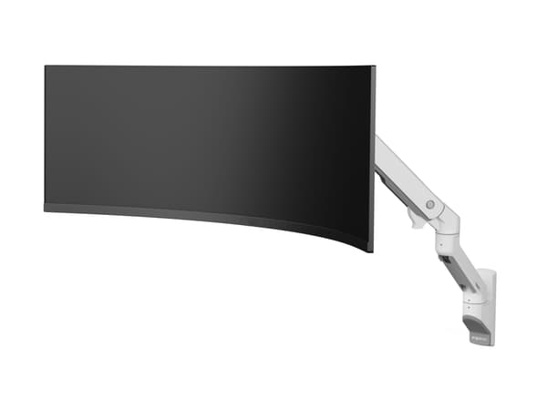 Ergotron HX - Monteringssats (vridbar arm) - Konstant kraftteknik - för böjd LCD-skärm - för extremt djupa böjda skärmar - vit - skärmstorlek: upp ti